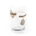 prunelleのオポッサムくんたち Water Glass :back