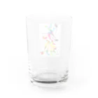 aya4548kaの笑顔で過ごそう Water Glass :back