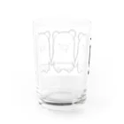 灯子暮(ひねくれ)の3匹のゆるぶた兄弟 Water Glass :back