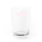 Simao55のピンクなサメ Water Glass :back