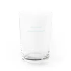 p-nekoのイタリアのことわざ【客と魚は3日目には腐っていく】 Water Glass :back