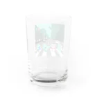 ブリっくん・ボバースキャンプショップのイギリスのブリっくんたち Water Glass :back