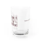 花のお茶会コップ Water Glass :back