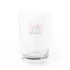 USAcafeティンカーベルのクレープやさんのサクラベースと愉快な仲間たち Water Glass :back