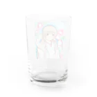 きさらぎ春花@オクタ寮生になりたひの白蛇ちゃんと巫女さん Water Glass :back