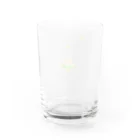 ゆずちゃの枝豆キャッチ Water Glass :back