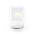 316(MIHIRO)の金魚の頂天眼ちゃん カラフル Water Glass :back