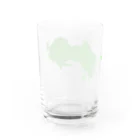 ヨコワケスパイラルの四国 Water Glass :back