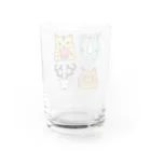 はらぺこたろうの息子の好きな動物 Water Glass :back