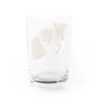 Norinyaの月くん&光くん 兄弟(胸元) Water Glass :back