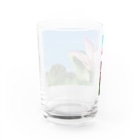 riceballの午前7時の蓮 Water Glass :back