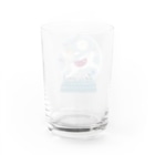 かわべしおん | イラストレーターのしあわせのスノードーム Water Glass :back