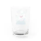 かわべしおん | イラストレーターのしあわせのスノードーム Water Glass :back