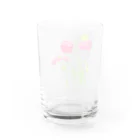 papricaのもも色ポピー Water Glass :back