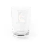 青い甘夏店の青い夏 Water Glass :back