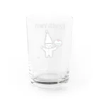 天明幸子　SUZURI  オフィシャルショップのkobit  Water Glass :back