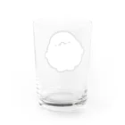 にこにこしろいるか市場 suzuri支店のしろいるかのぐらす Water Glass :back