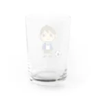  サトウユウタ/グッズ販売のサッカー少年くん Water Glass :back