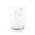 sasa9"のミケちゃん❤ Water Glass :back