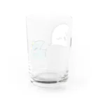 ゆるはたショップのガォーする恐竜 Water Glass :back