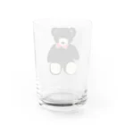 花柄ランタンのくまシンプル Water Glass :back