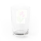 mayunoboooの水彩チューリップ Water Glass :back