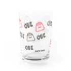 おばけくんSHOPのぐるっとおばけくん Water Glass :back