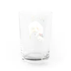 Arts&Crafts Muuのストレッチ猫 Water Glass :back