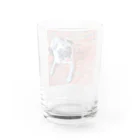 ヤオマサショウテンのパグのカニメガちゃん Water Glass :back