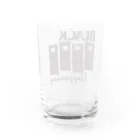 オサモハンキンポーの BLACK HAPPENING（ver2） Water Glass :back