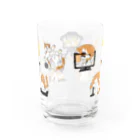 たじまなおとのグッズの邪魔する猫 Water Glass :back