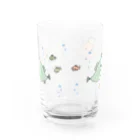 くろぽち屋のチョウチンアンコウさんグラス Water Glass :back