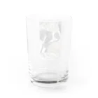 豆もち（沢山の色々な推しの幸せ祈ります）のゴロンとにゃんこ Water Glass :back
