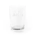 yuruphotoworksの The light is always in front of you Water Glass :back