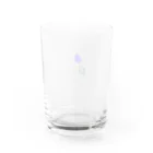 nachiのイラストたちのオランダのチューリップロゴ Water Glass :back