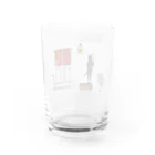 5to_san 【ごとさん】の俺もアジフライ食べてみたいにゃ〜 Water Glass :back