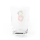 まるなのこけしの金 太郎 塾長 Water Glass :back