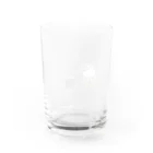 ふっくらボリサットの猫にちょっかいだす夫・サミ太郎 Water Glass :back