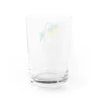 Haonnのしょんぼり向日葵 Water Glass :back