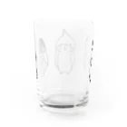 PYPショップのよもぽぽぴぃグッズ Water Glass :back