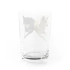 柴犬と柴犬の柴犬2頭 Water Glass :back