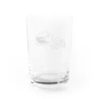 輸入品の上靴の終電を逃す人のグラス Water Glass :back