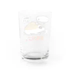 Mika ＠hammytouchの《goods01》 40_ロボのつままれぐせ Water Glass :back