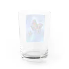 ヨッシー本舗のrain butterfly Water Glass :back