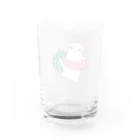 みるくま商店の夏だ！スイカだ！フェレット（アルビノ） Water Glass :back