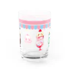 punchanclubのくりーむしょだメニューグラス Water Glass :back