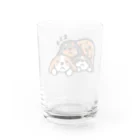 BLENHEIMのキャバリアパピーだんご Water Glass :back