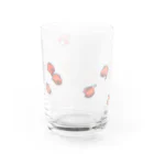 ぼく◓イラスト料理研究家の泳ぐたこ（淡） Water Glass :back