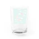めのう🌳森🌳の清流金魚・青 Water Glass :back