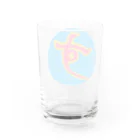 ぷぷぷのす(赤) Water Glass :back